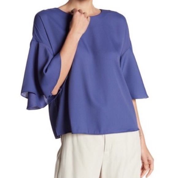 Catherine Malandrino Tops - Violet Blue Bell Sleeve Catherine Malandrino Top M